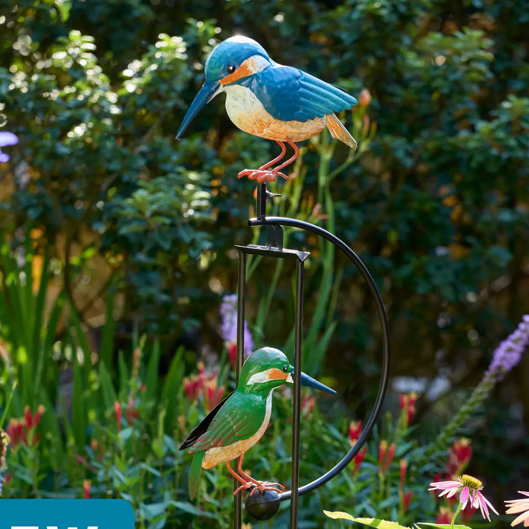Blue & Green Hummingbird Balance Rocker