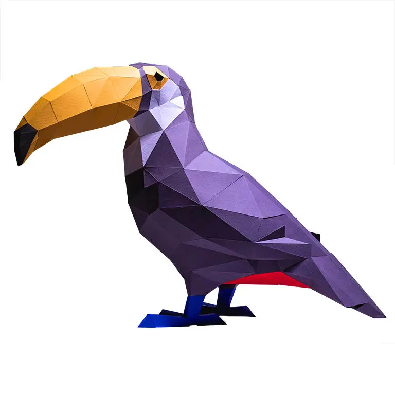 Papercraft Toucan 3D Origami