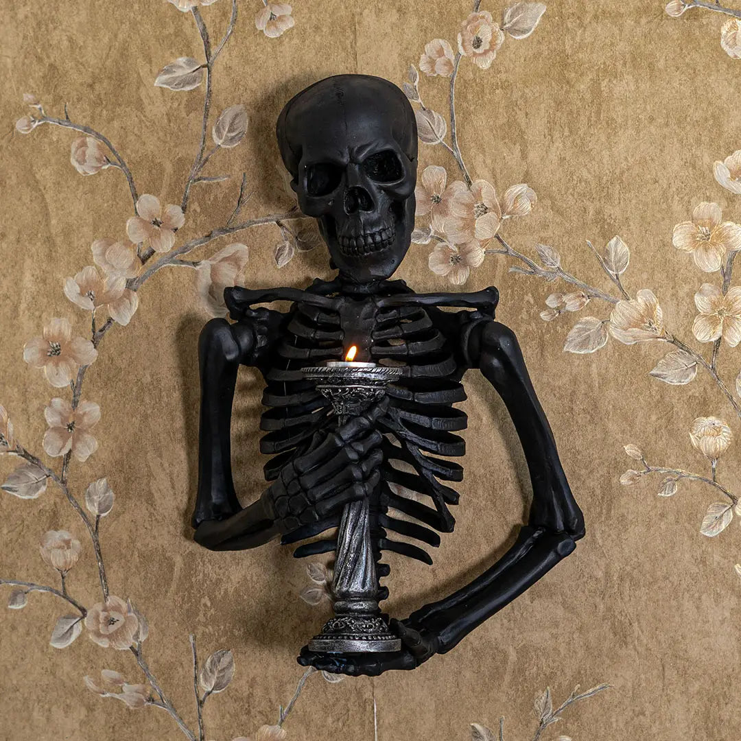 Skeleton Wall Tealight Holder