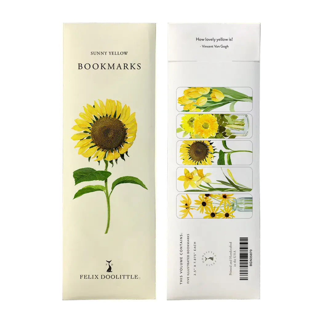 Sunny Yellow Bookmark Set