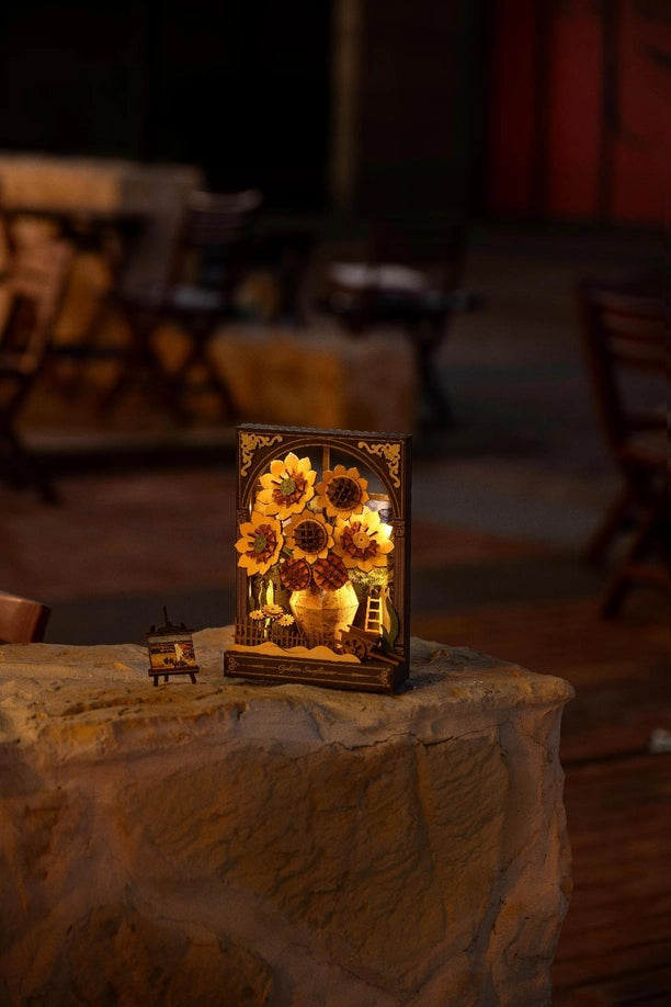 3D Golden Sunflower DIY Puzzle