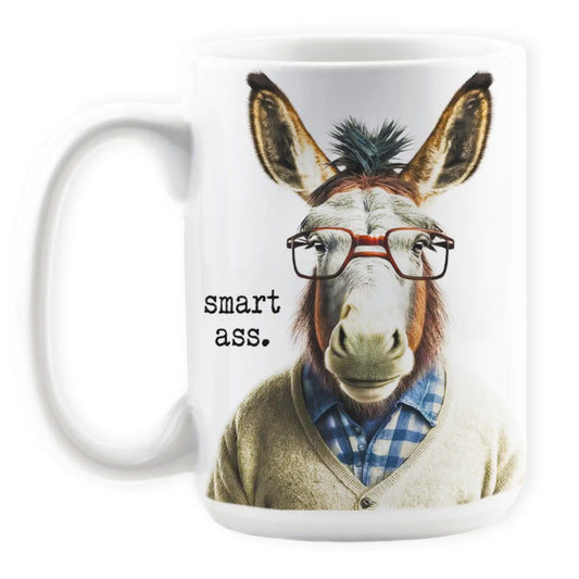 Smart Ass Donkey Anthropomorphic Mug