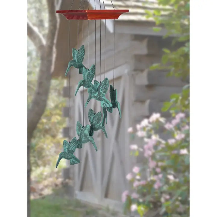 Habitats Hummingbird Spiral Verdigris