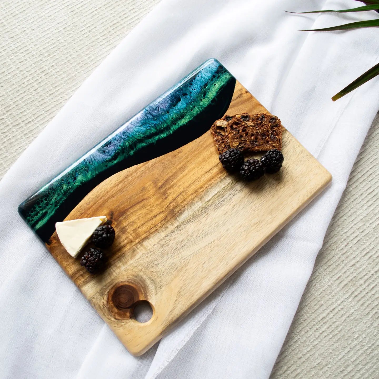 Wood Resin Cheeseboard Northern Lights Small