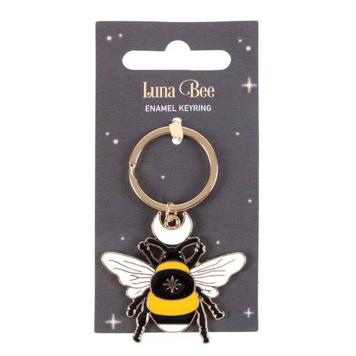 Forest Bee Keyring