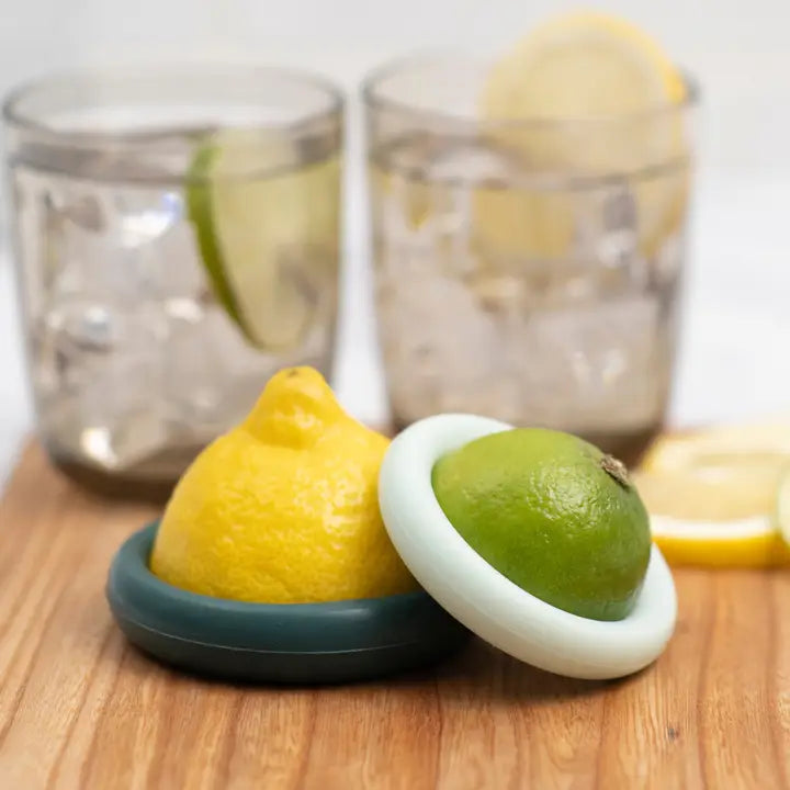 Reusable Silicone Citrus Savers - Forest Mint