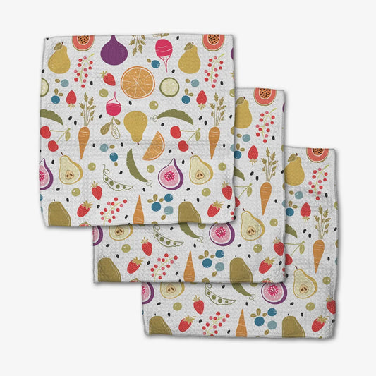 Geometry Dishcloth Pack: Farmers Market