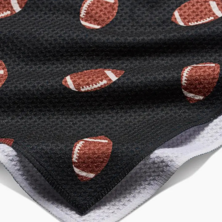 Geometry Tea Towel: Quarter Back Football