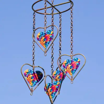 Floral Heart Circle Mobile