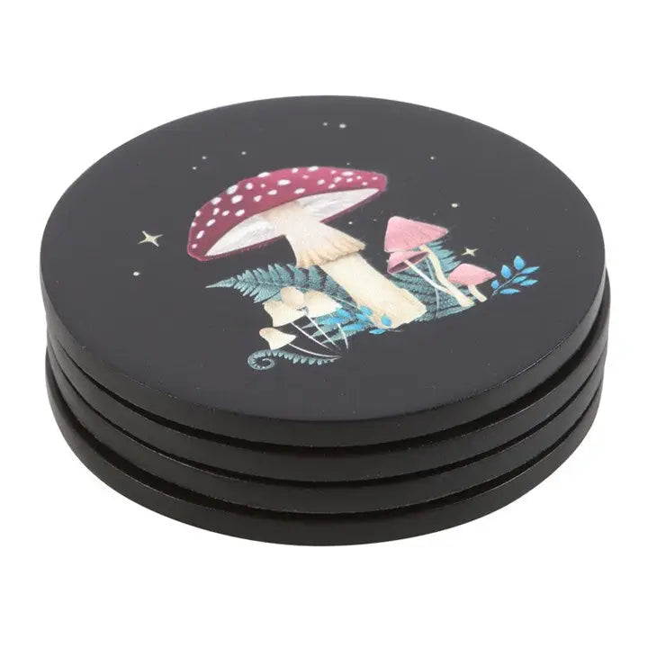 Dark Forest Mushroom Coaster