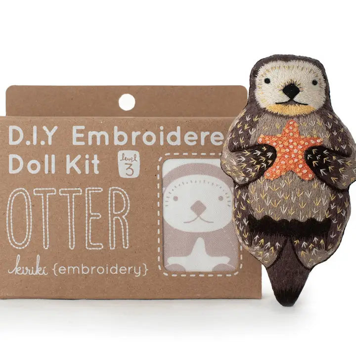 Embroidery Kit - Otter