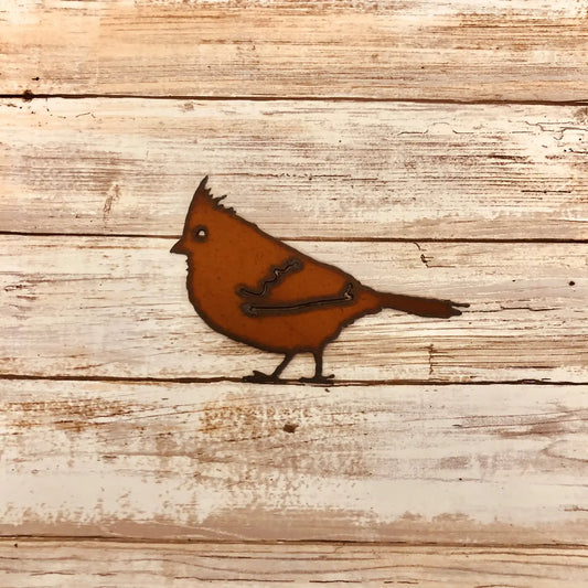Rusty Cardinal Magnet