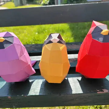 Origami Birds set of 3