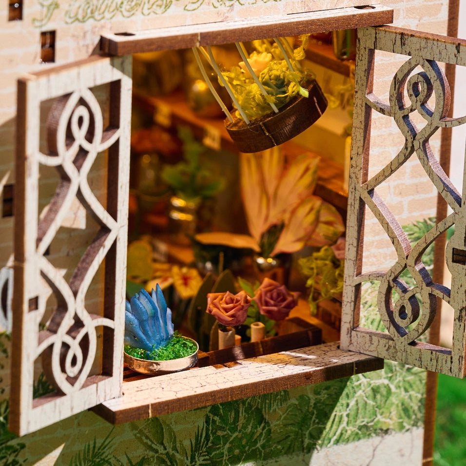 DIY Miniature Book Nook Kit: Rosemary Atelier