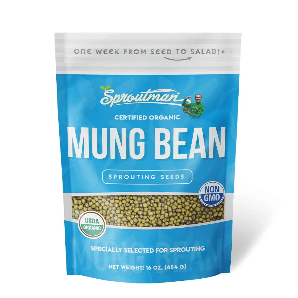 Organic Mung Bean Sprouting Seeds