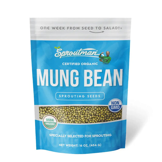 Organic Mung Bean Sprouting Seeds