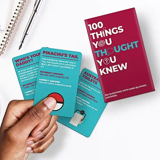 100 Things You Thought You Knew Cards