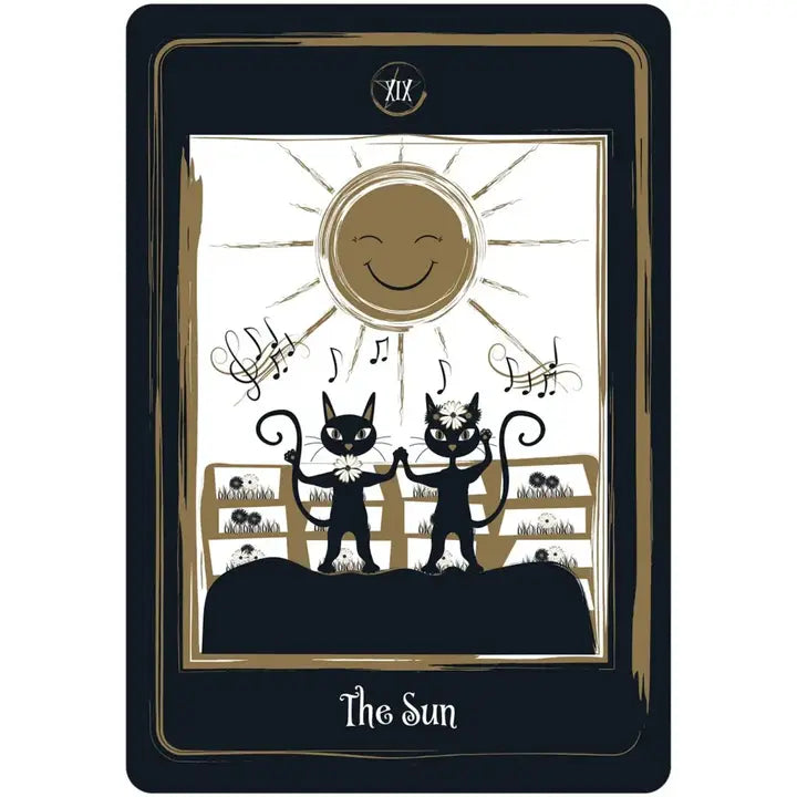 Golden Black Cat Tarot