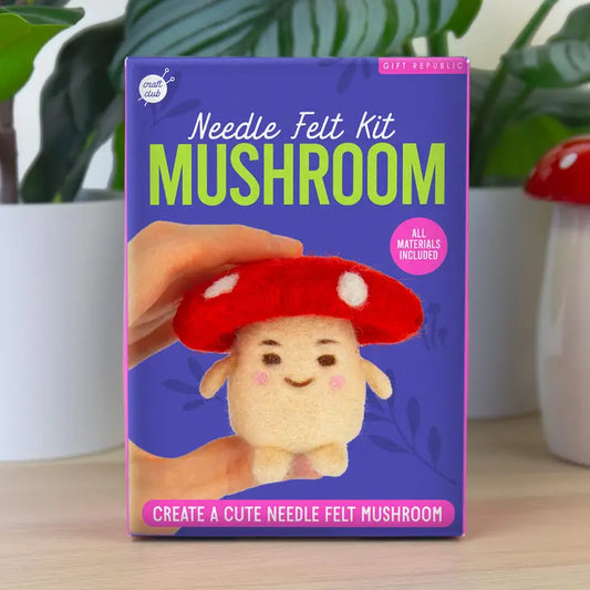 Mushroom Needle Felting Kit