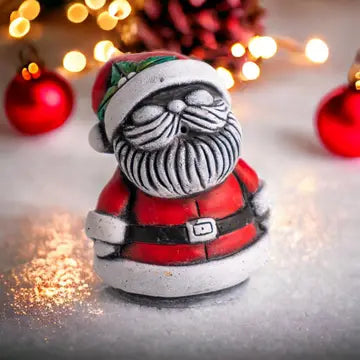 Santa Figure Incense Stick Holder Winter Noel