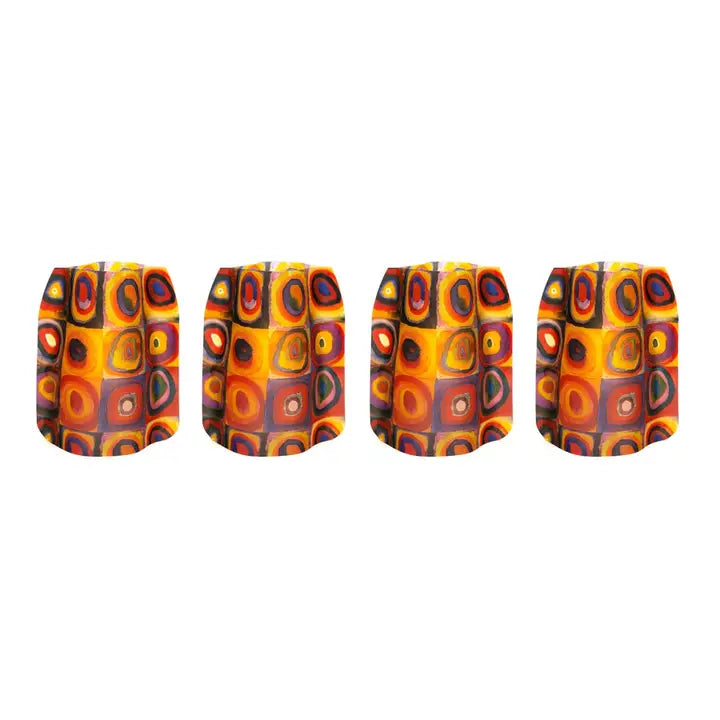 Kandinsky Circles Expandable Luminaries 4pk