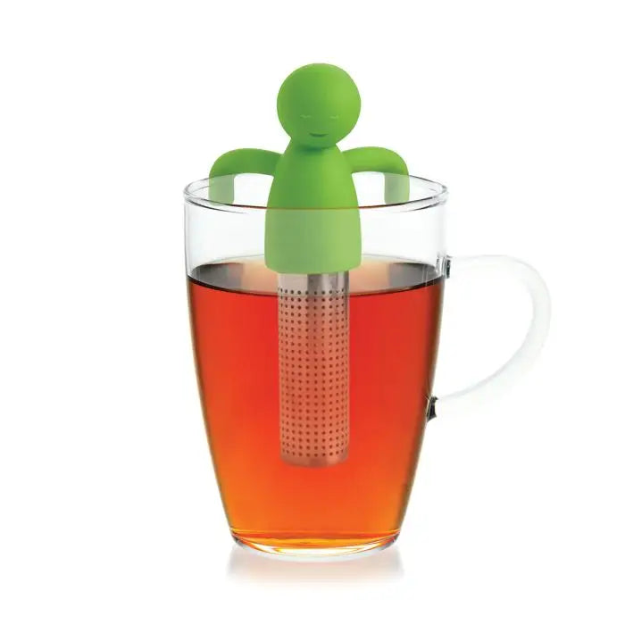 Silicone Man Tea Infuser with Drip Stand