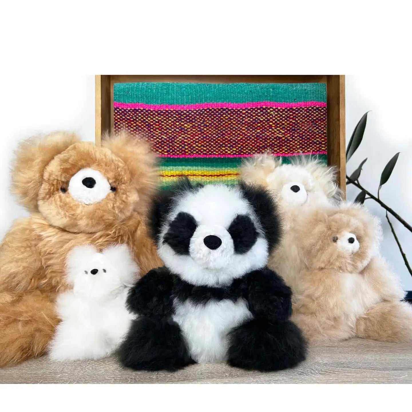 Alpaca Stuffed Animal - Panda 9"