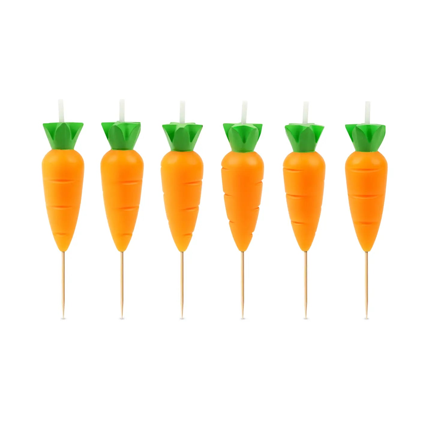 Garden Party Carrot Birthday Candles