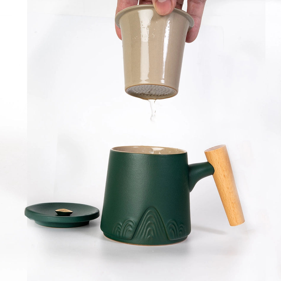 Tea Mug With Lid + Infuser
