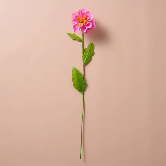 Jute Paper Pink Cosmo Flower