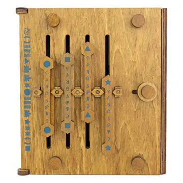 Caesar's Codex Wooden Puzzle Box with Sliders