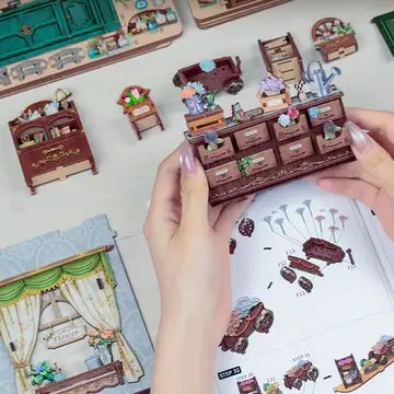 DIY Book Nook Kit:  Blossom Florists