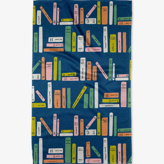 Geometry Tea Towel: Bookish Stripes