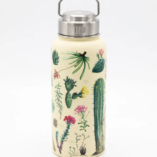 Succulents Stainless Steel Vacuum Flask 32oz
