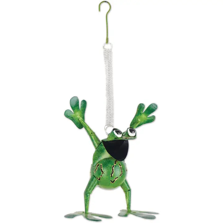 Sammy Bouncy Frog Sculpture