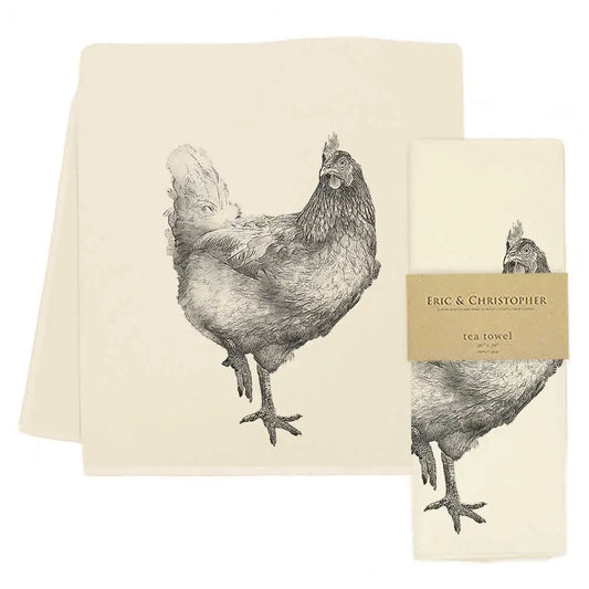 Hen Tea Towel
