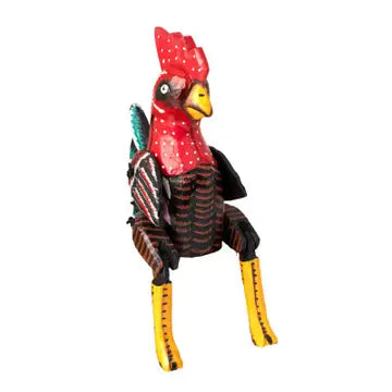 Painted Wood Rooster