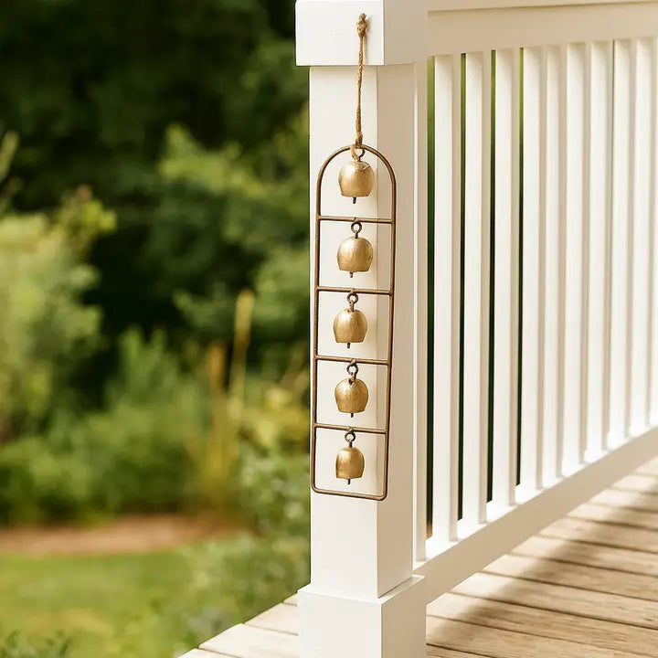 Rustic Bells Ladder Wall Hanging Wind Chime