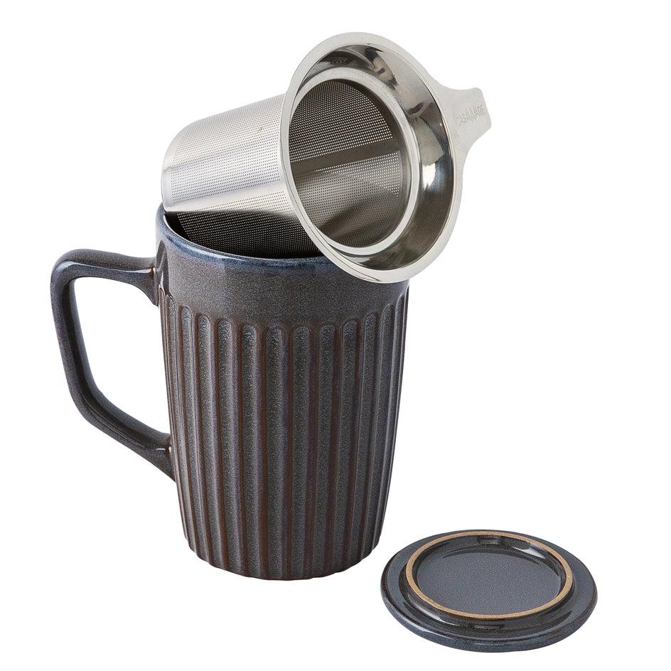 Tea Infuser Mug - Shell