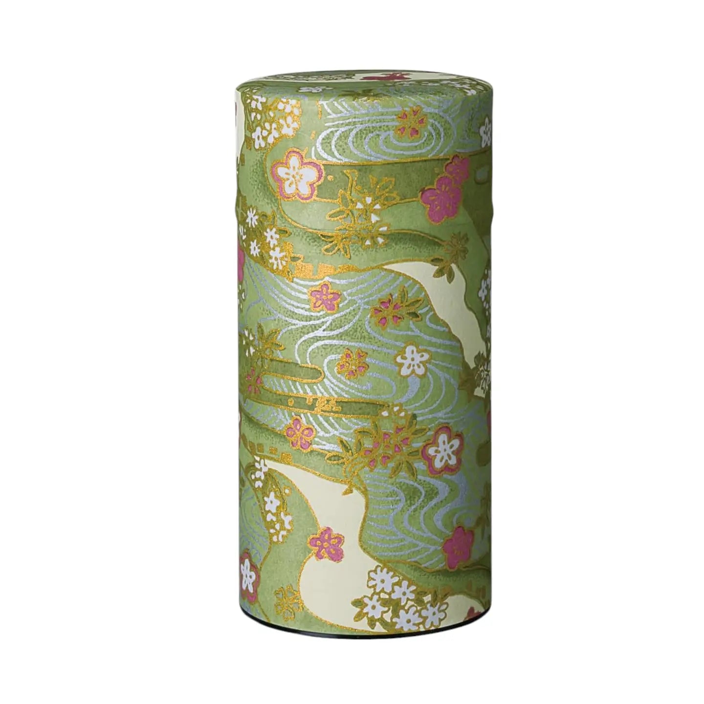 Tea Canister Shikisai Green 7oz