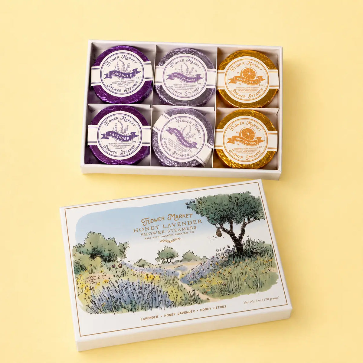 Honey Lavender Shower Steamers 6 pk