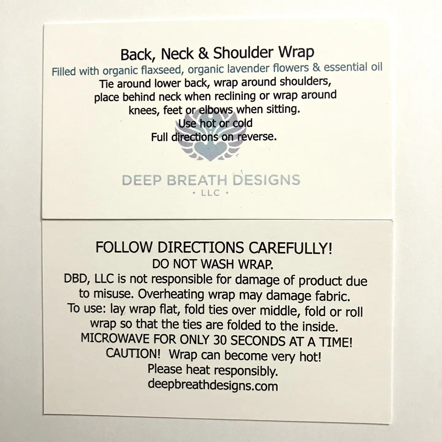 Back/Neck/Shoulder Wrap