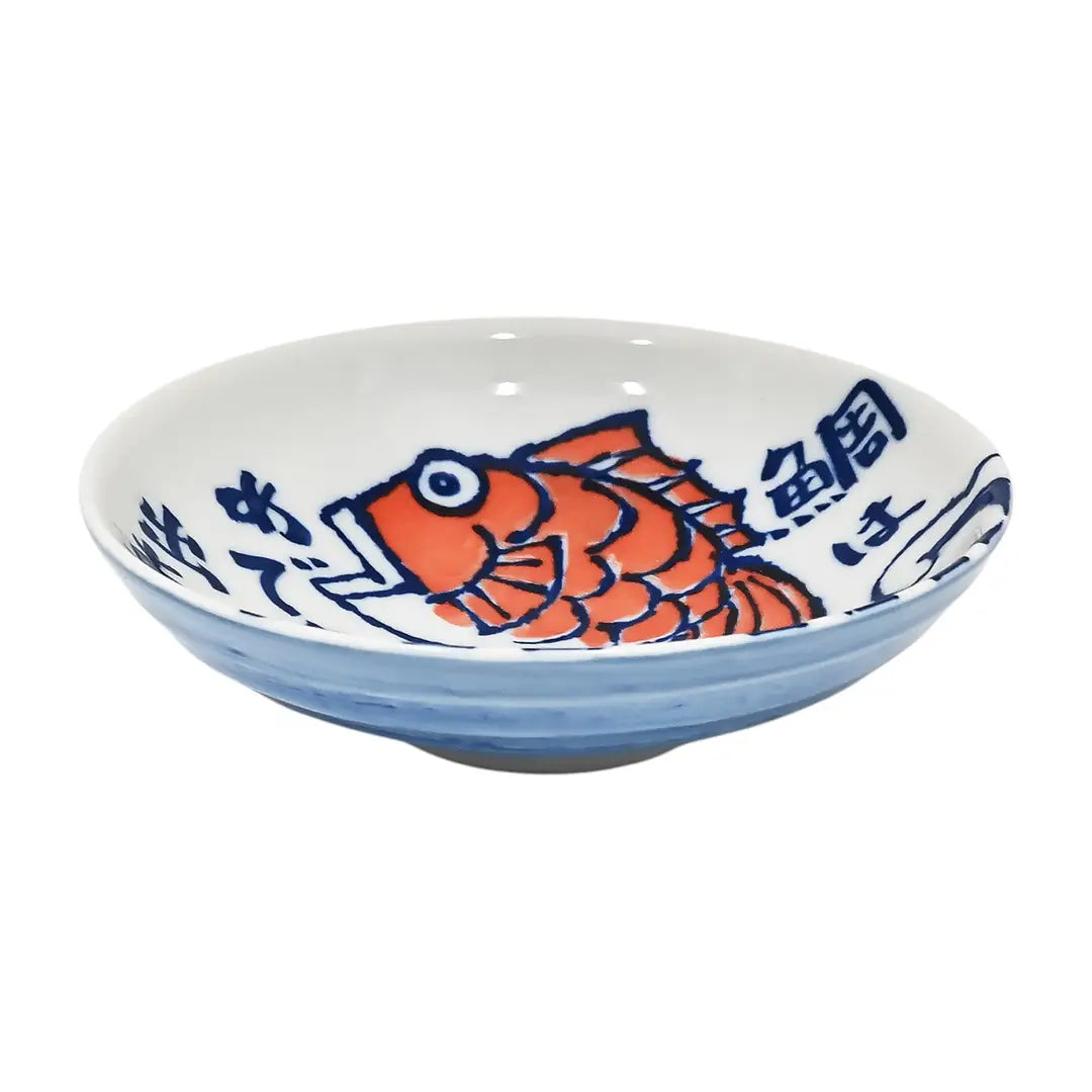 Tai Sea Bream Fish 7.25" Round Deep Plate