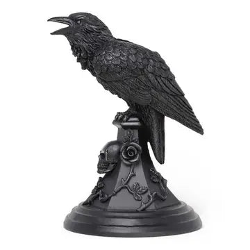 Poe's Raven Haunted Mansion Candle Holder