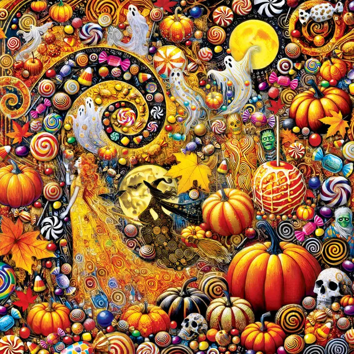 Halloween Puzzle Witchlight Whirl 1000 pc
