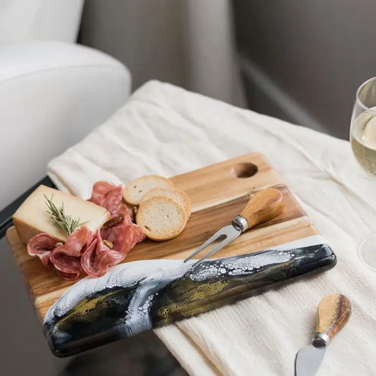 Wood Resin Cheeseboard Onyx Small