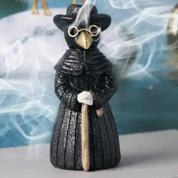 Plague Doctor Raven Incense Burner