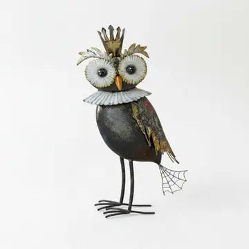 Metal Halloween Owl Prince