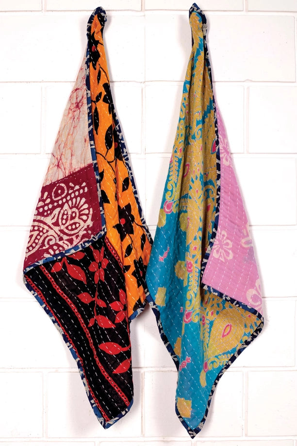 Kantha Kitchen Towel