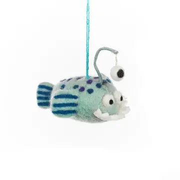 Felted Finnigan the Fish Ornament